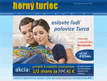 Tablet Screenshot of hornyturiec.sk